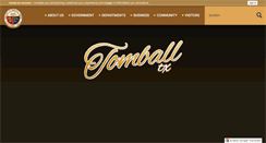 Desktop Screenshot of ci.tomball.tx.us